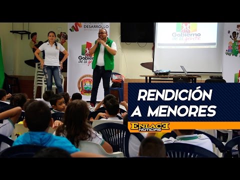 Rinden cuentas a niños y jóvenes de Barrancabermeja