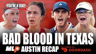 MLP AUSTIN GOT HEATED | Mixed Doubles Drama, Off-Court Fight, 5s Prevail