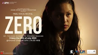 Final Vocal Recital by Elisabeth Walean - ZERO : Friday, July 29th 2022, 2.15 PM
Tata Tertib menonton resital online pada platform youtube: Mahasiswa yang ingin
mendapatkan CA hanya diperkenankan mengikuti resital lewat platform Youtube:
1. Mahasiswa yang ingin mendapatkan Concert Attendance (CA) harus menuliskan Nama dan
NIM pada saat resital dimulai, setiap pergantian lagu, dan akhir resital di live chat Youtube.
2. Mahasiswa melakukan screen shot setiap kali memasukkan data tersebut, menyimpan data
screen shot untuk dikumpulkan ke Pembimbing Akademik di akhir semester sebagai bukti
mengikuti konser.
3. Mahasiswa harus menjaga ketertiban dan memperhatikan kode etik mahasiswa saat
memberi komentar di ruang chat dan Youtube pada saat acara berlangsung. Final Vocal Recital by Elisabeth Walean - ZERO : Friday, July 29th 2022, 2.15 PM