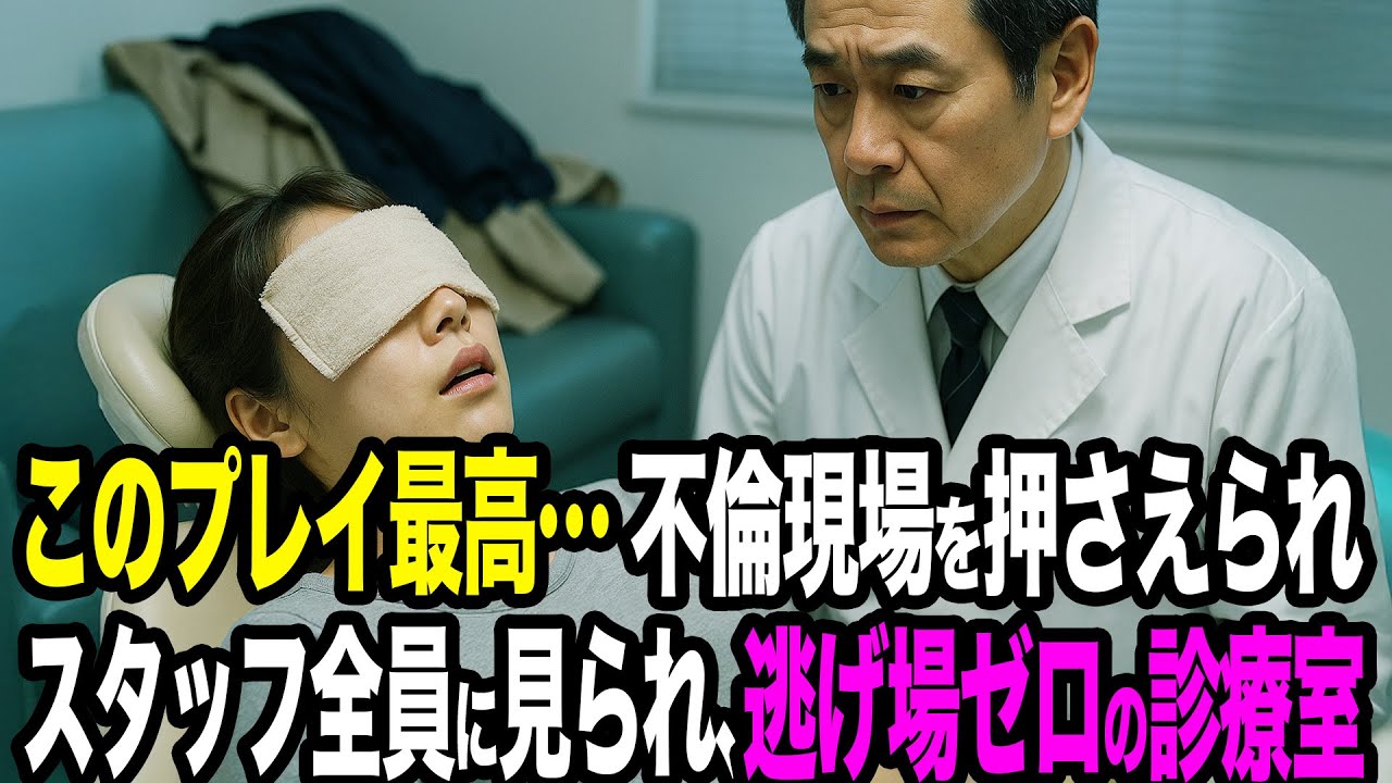 【シタ妻】不倫を繰り返した末、現場を押さえられた私…スタッフ全員が撮影、院長妻も同席→逃げ場ゼロ。全員退職で医院崩壊、社会的に完全終了【修羅場朗読】