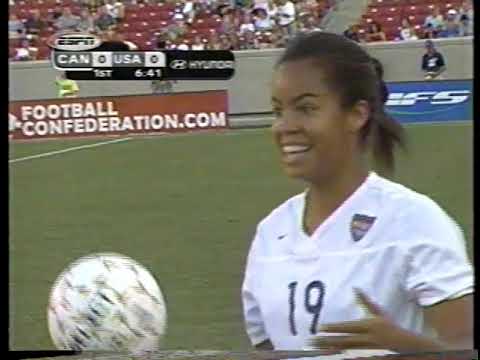 2000 Concacaf Women's Gold Cup semifinal USAvCAN  YouTube