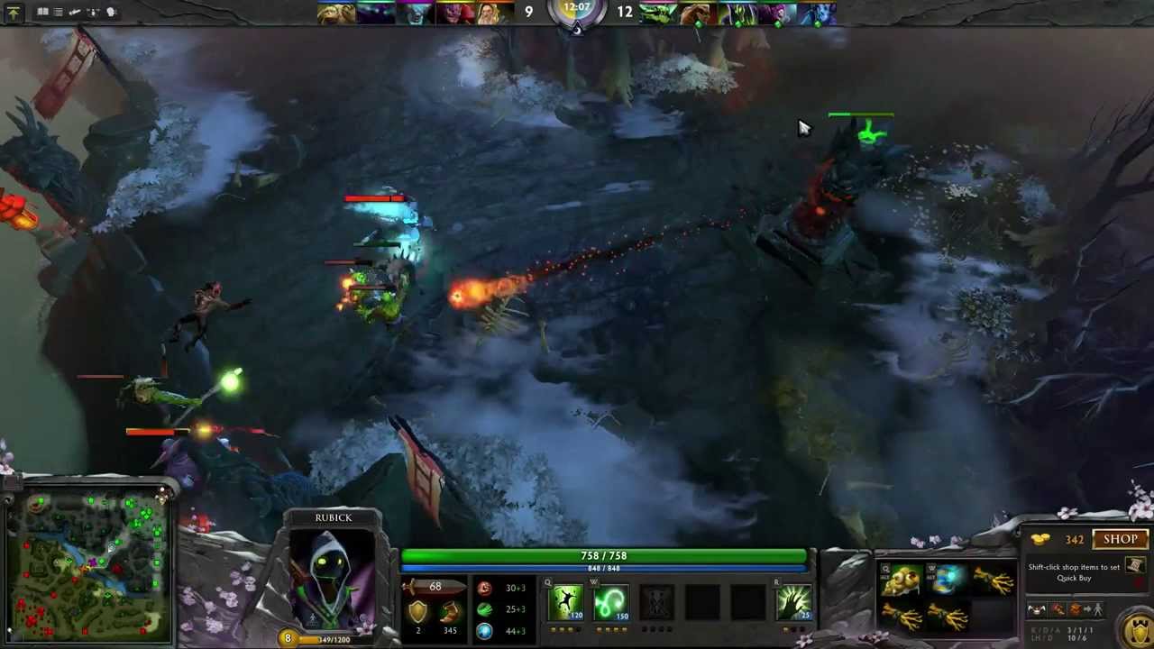 Rubick - тяжелая судьба саппорта!