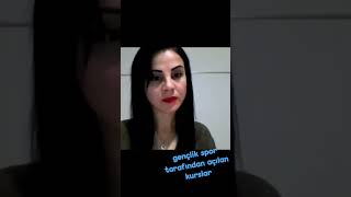 gençlik spor tarafından açılan kurslar