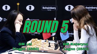 Lei Tingjie (2550) - Kateryna Lagno (2542) | Womens Candidates 2024 | Round 5