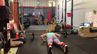 Barbell-Facing Burpees