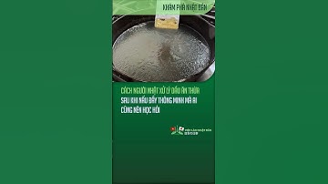 Khám Phá Nhật Bản - Cách người Nhật xử lý dầu ăn thừa 🇯🇵✨ #Japan #Shorts