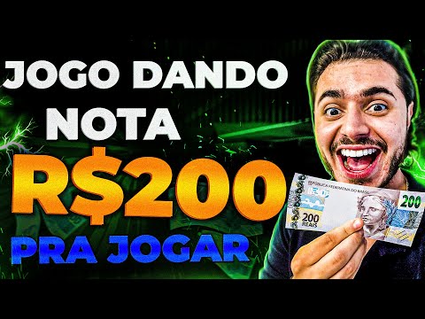 NOVO JOGO DANDO uma NOTA de R$200 para JOGAR [Prova de Pagamento] JOGO que GANHA DINHEIRO DE VERDADE