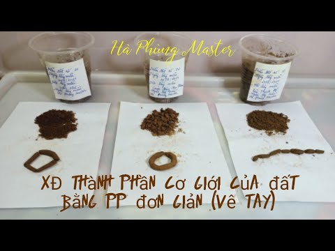 Video: Cách Xác định Thành Phần Của đất