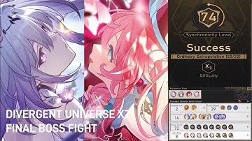 Divergent Universe X7 Final Boss Fight | 31 Curio 14 Equation 72 Blessing | Honkai: Star Rail
