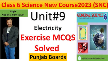 Class 6 Science Unit9 Mcqs |New Course SNC || Class 6 Science New Book Objective Exercise Questions.