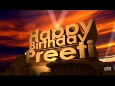 Happy Birthday Preeti