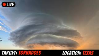 🔴Tornado Warned Supercells in North Texas - LIVE STORM CHASERS