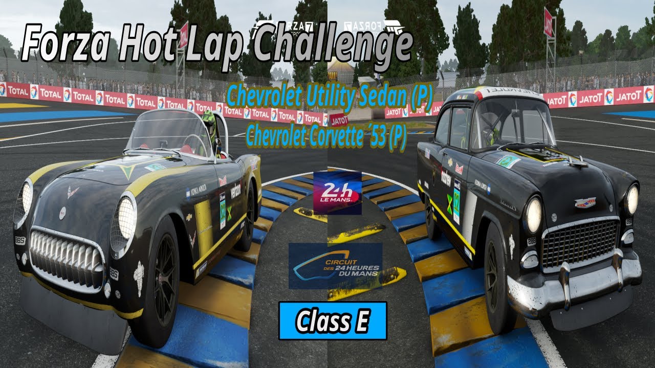 Chevrolet Corvette ´53 (P) vs Chevrolet Utility Sedan (P) Le Mans HLC !!