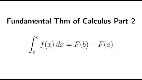 Proof of Fundamental Theorem of Calculus Part 2