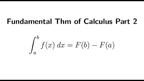 Proof of Fundamental Theorem of Calculus Part 2