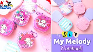 DIY Cute Kuromi Notebook/Diary _ How to Make Kuromi Notebook at home _  Sanrio crafts 