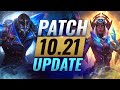 NEW UPDATE: BEST Champions TIER List – League of Legends Patch 10.21