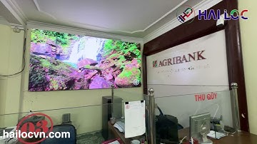 CTY LED Hải Lộc đã thi công màn hình LED P2.5  tại Ngân hàng Agribank Lục Yên Yên Bái