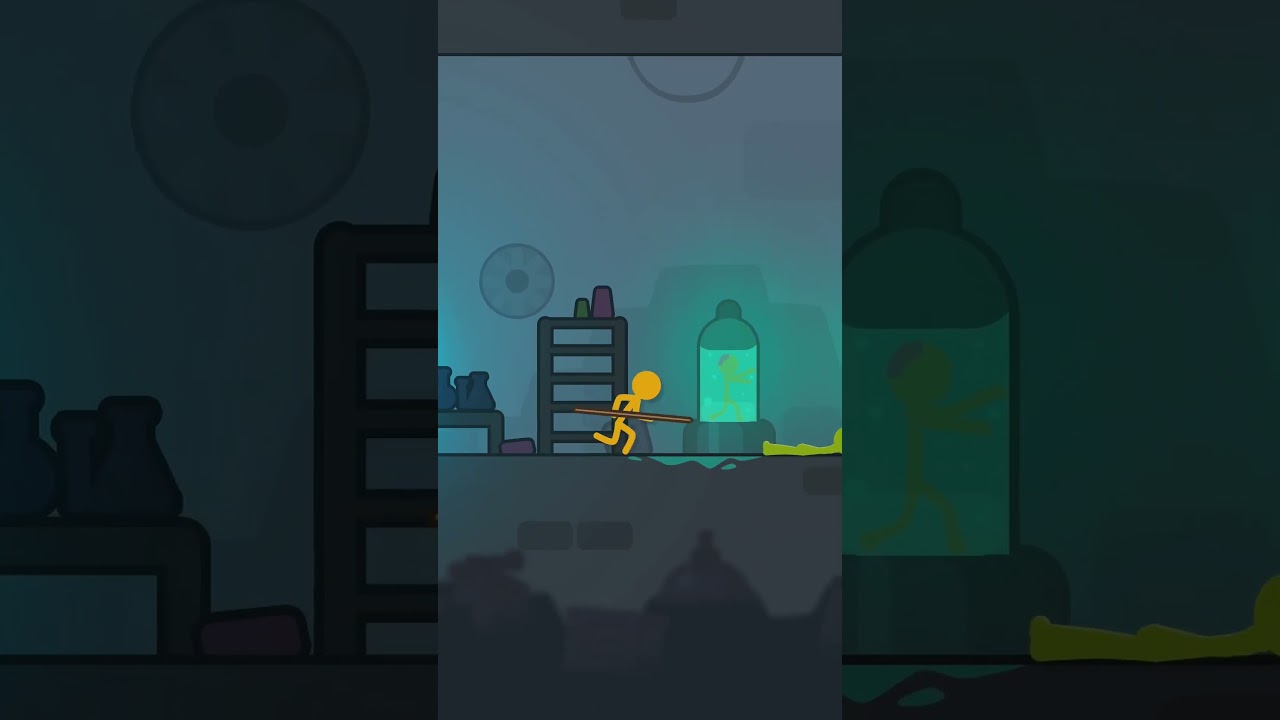 Stickman vs Zombies: A Short Factory Showdown 