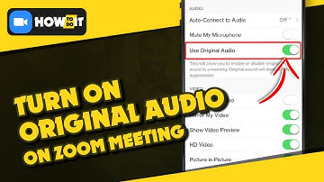 How to turn on use original audio on zoom 2024 | Skill Wave