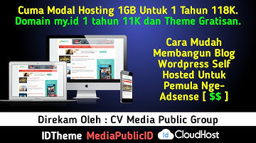 Cara Membuat Blog Dengan Wordpress Self Hosted Untuk Google Adsense $$ #Trending #WordPress