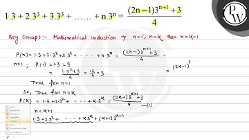 \[ 1.3+2.3^{3}+3.3^{3}+\ldots . .+n \cdot 3^{n}=\frac{(2 n-1) 3^{n+...
