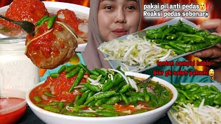 MELEEEDAK ‼️ 80 RAWIT BAKSO URAT ISI DAGING SAMBAL SEMANGKOK || #asmr #mukbang #bakso