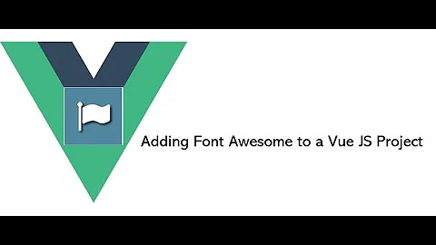 How to add Font Awesome to Vue JS
