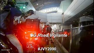 14jul2026 2nd link tuas #JVY2090 malaysian motorcyclist changing lane by force & cut into #QAA9868X 14jul2026 2nd link tuas #JVY2090 malaysian motorcyclist changing lane by force & cut into #QAA9868X
