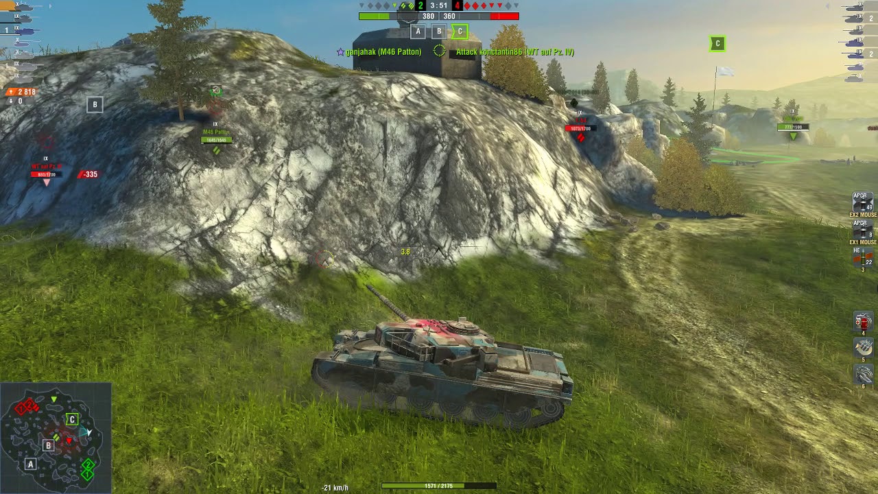 wotblitz WOT Blitz / Chieftain Mk.6 Royal / 4 kills / 5 357 dmg