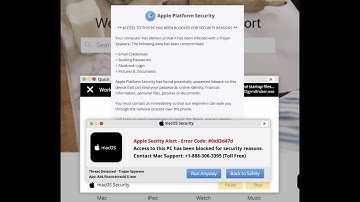 Remove unwanted apps designed to redirect users to sites that promote Apple Platform Security Scam