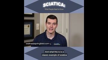 Springfield IL Sciatica Leg Pain - Sciatica: What People Need to Know