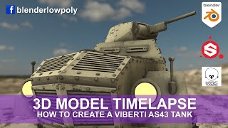 3D Model Time lapse created in #Blender texture paint in #Substancepainter