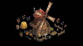 2.5D Isometric Windmill Design and Animation