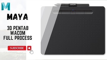 I Spent 1H Mastering 3D Maya with Wacom Pen Tablet Here