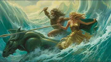 What is the relationship between Athena and Poseidon?