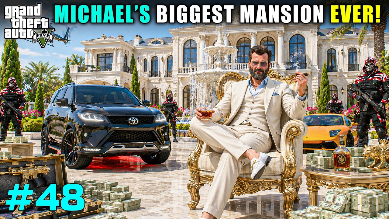 IS THIS THE BIGGEST MICHAEL'S MANSION EVER ? | GTA 5 GAMEPLAY