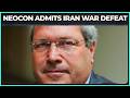 Iran War Cheerleader ADMITS U S Lost 