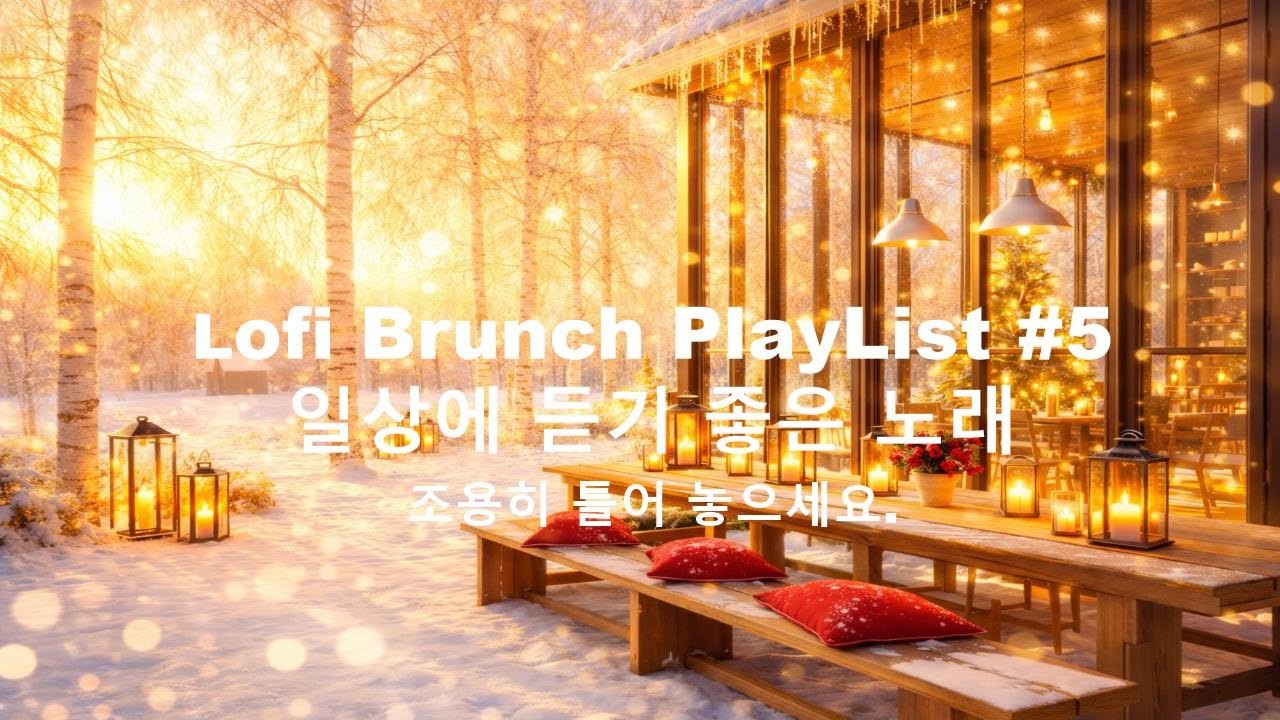 [playlist] 눈덮인 겨울숲 포근한 감성 카페에서 l 잔잔한 감성팝 카페음악 #5 l Lofi-pop, Ballad, Jazz l 일할때, 쉴때 듣기좋은 음악