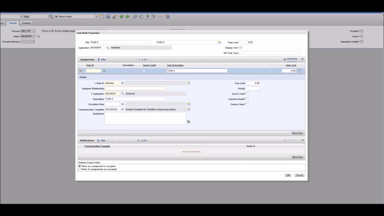 workflow assignment in maximo