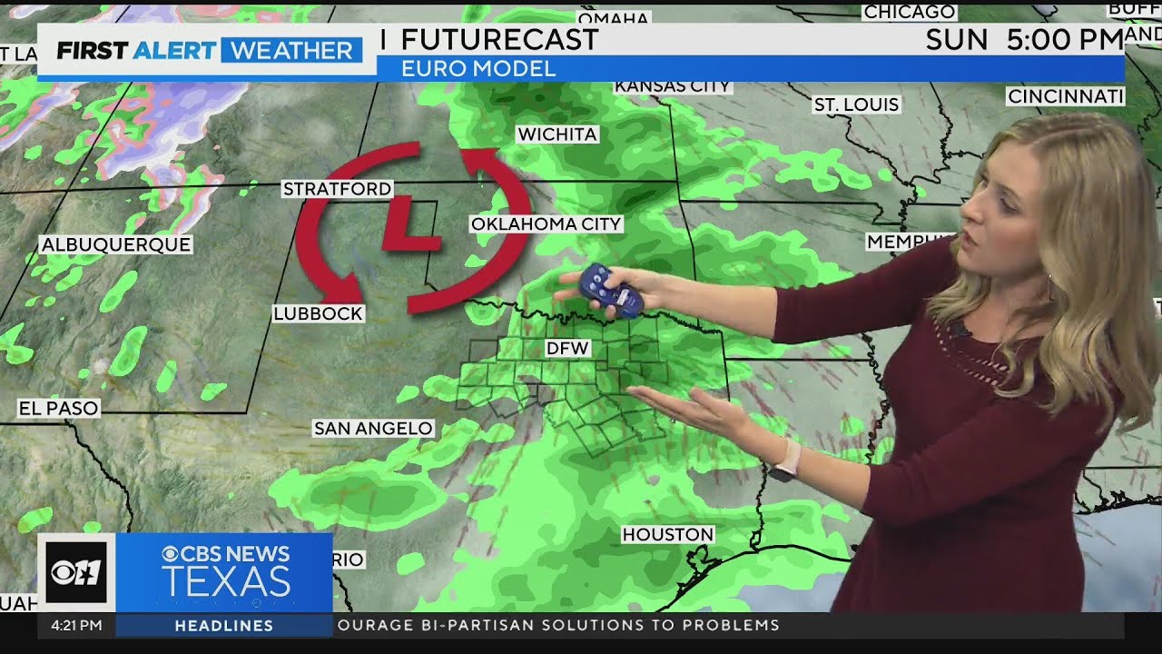 Warm end to the week, rain chances return on Sunday - YouTube