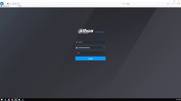 DHI NVR5216 16P I Initial Setup via webUI for Thermal Solution