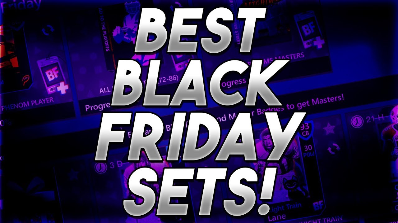 The BEST BLACK FRIDAY SETS TO COMPLETE!-Madden Mobile 20