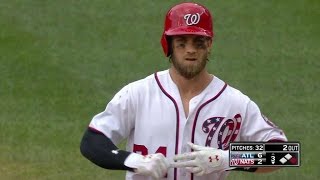 ATL@WSH: Harper smacks a single to center field