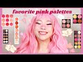 COLLECTION TOUR: all of my pink eyeshadow palettes