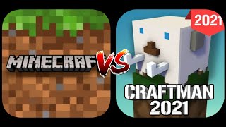 Minecraft PE VS Craftman 2021 Craft Building Mine screenshot 2