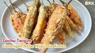 Gochu Twigim - Fried Green Chili Filled in Korean style