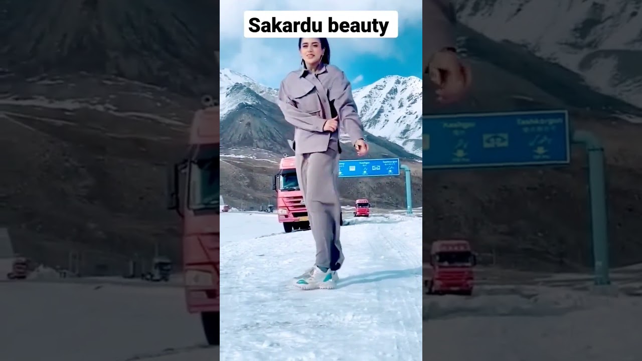 winter ending by beautiful girl