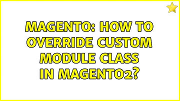 Magento: How to override custom module class in magento2?