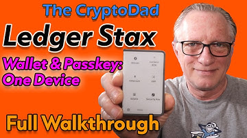 Ledger Stax: Dual Functionality - Crypto Wallet & Hardware Passkey Tutorial